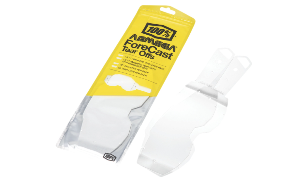 100% Armega Forecast Tear-Offs - Standard - 20 Pack   Riding Gear