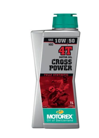 MOTOREX Cross Power Synthetic 4T Engine Oil - 10W-50 - 1L  Service & Maintenance