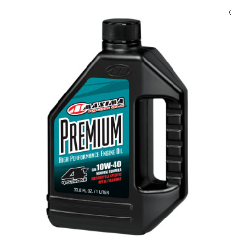 MAXIMA RACING OIL Premium High Performance Mineral 4T Engine Oil - 10W-40 - 1L Service & Maintenance