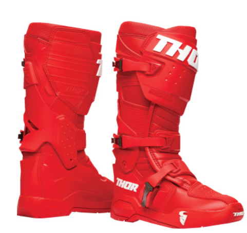 THOR Radial Boots - Red  Riding Gear