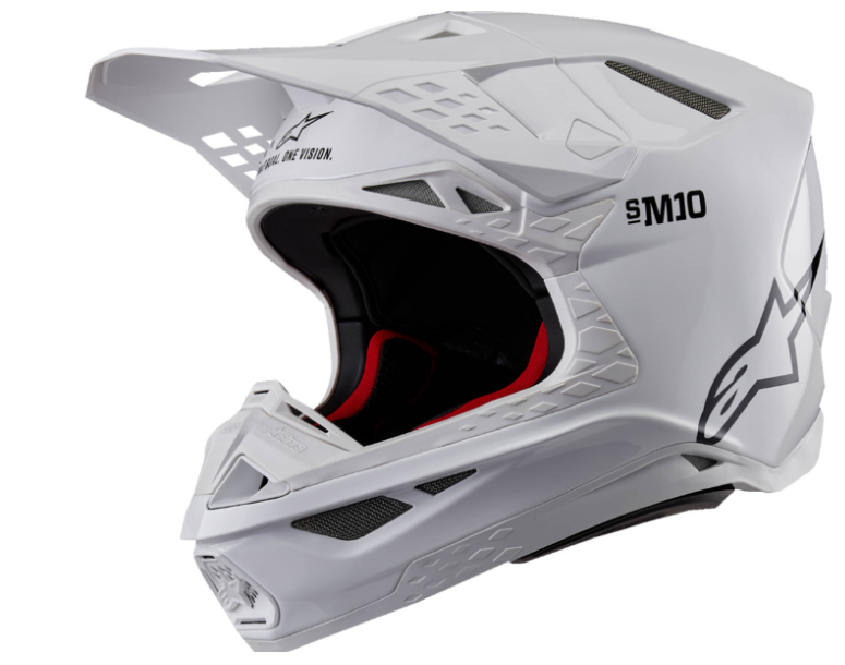 ALPINESTARS Supertech M10 Helmet - Solid - MIPS® - Gloss White
