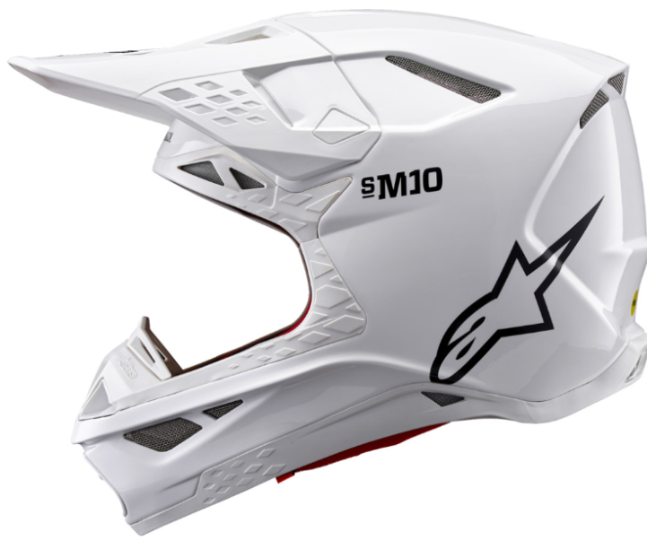 ALPINESTARS Supertech M10 Helmet - Solid - MIPS® - Gloss White