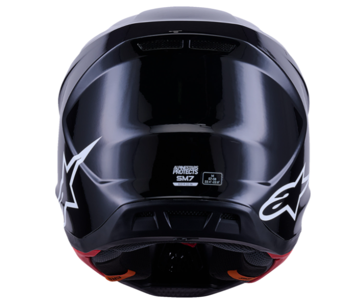 ALPINESTARS SM7 Helmet - Solid - Gloss Black