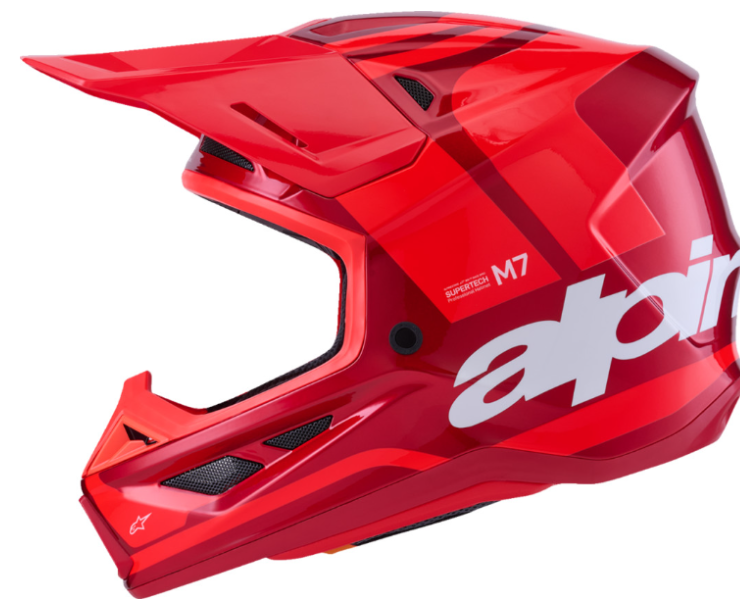 ALPINESTARS SM7 Helmet - Core - Gloss Red
