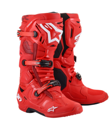 ALPINESTARS  Tech 10 Boots - Red  Riding Gear