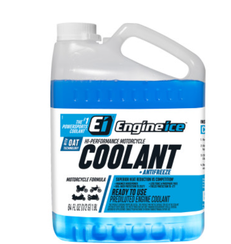 ENGINE ICE Premixed Motorcycle Coolant - 64 US fl oz.  Service & Maintenance